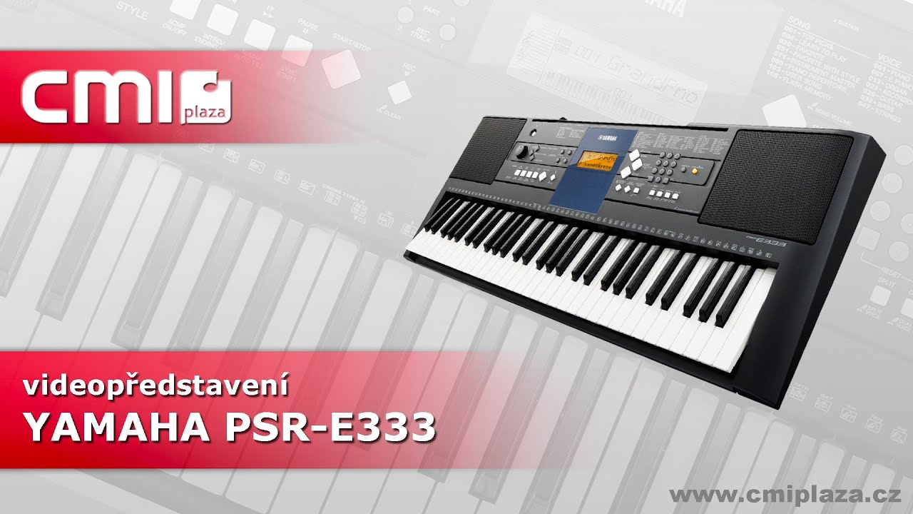Yamaha PSR E333 / YPT 330 (videorecenze)