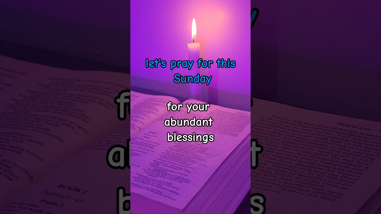 a prayer for this Sunday #prayers #Sunday