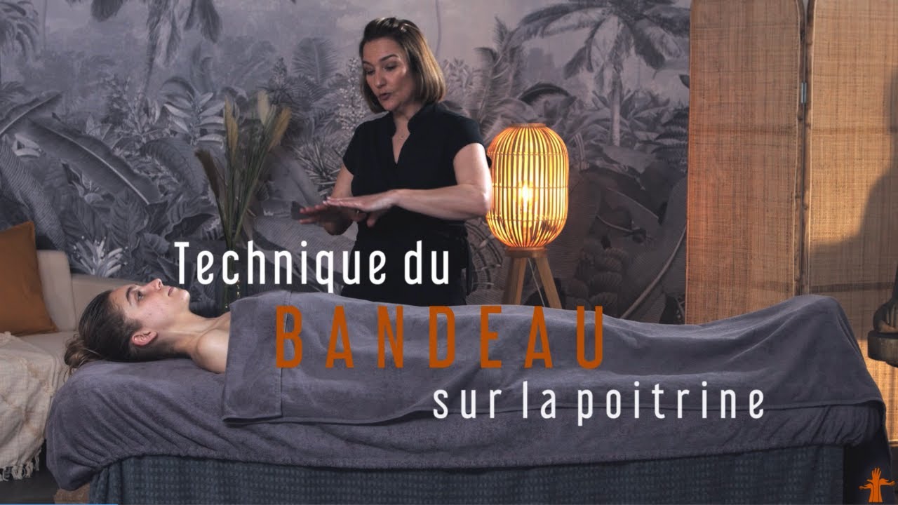 Comment positionner le bandeau sur la poitrine ?