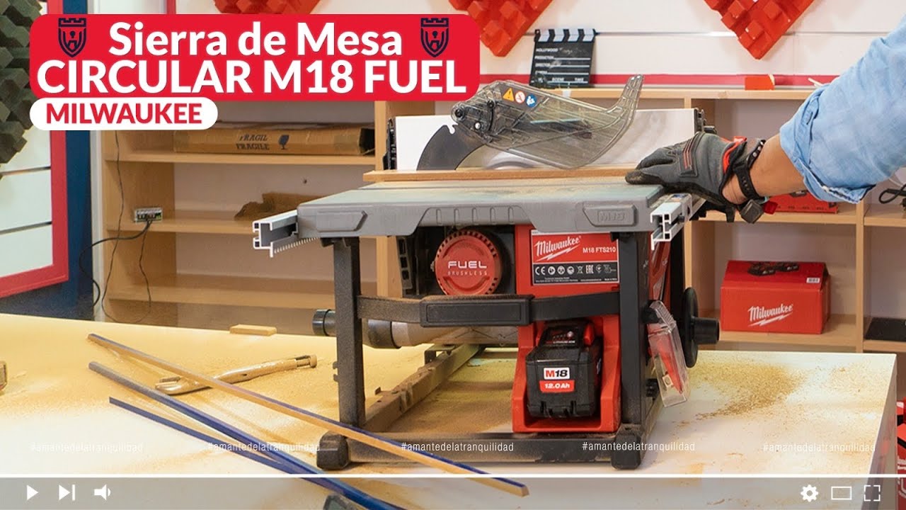 ⚠️ ¡Buenísima! Sierra de MESA CIRCULAR M18 FUEL de Batería Milwaukee⚠️