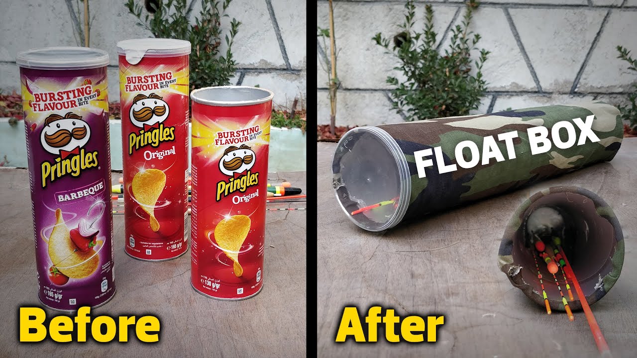 Camouflage Pattern Fishing Float Box Making | Fishing DIY | Fast Version