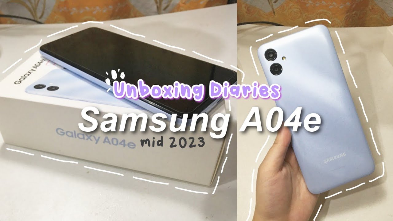 Unboxing Samsung Galaxy A04e in 2023