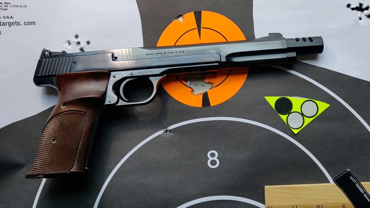 Smith Wesson модель 41 7 3/8 дюйма с дульным тормозом