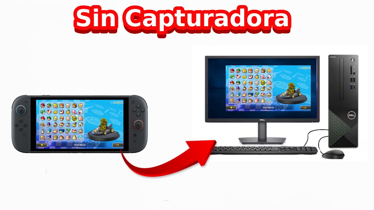 Como transmitir la pantalla de tu Nintendo $WITCH sin capturadora