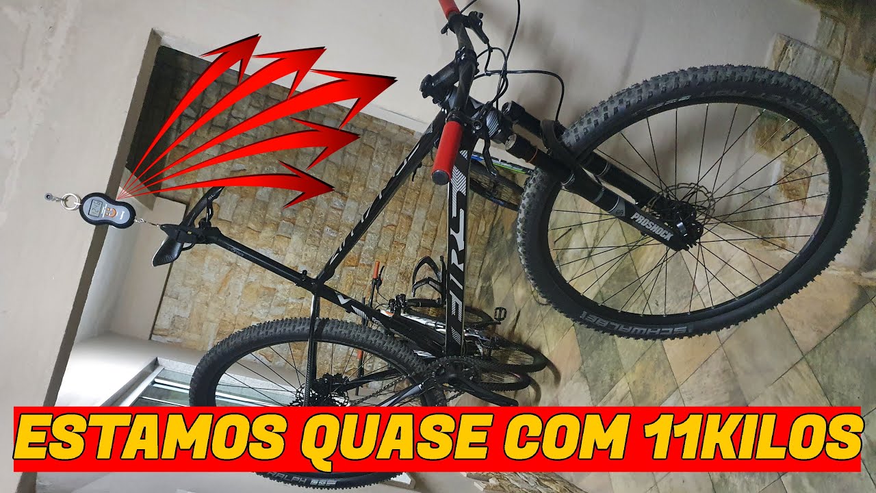 PASSOS PARA TIRAR PESO DA BIKE