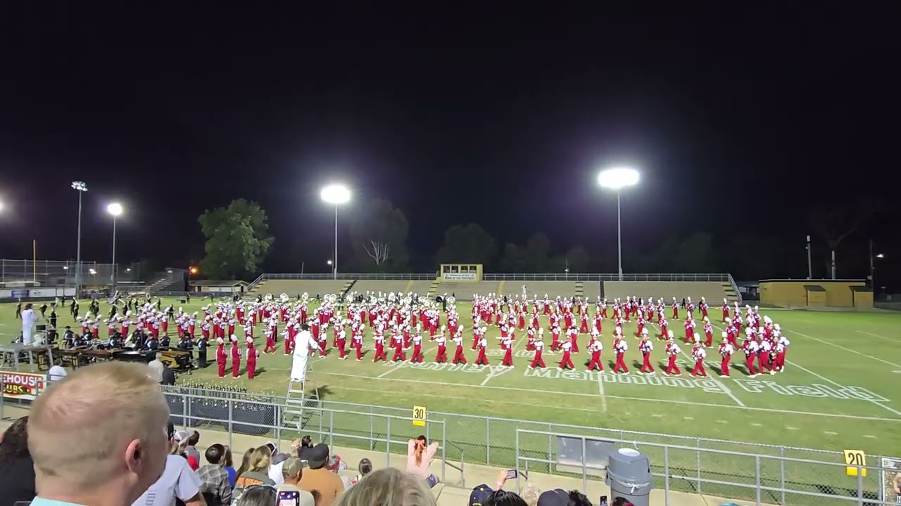 Crestview High School Big Red Machine at Blackwater Classic Marching Festival 2025
