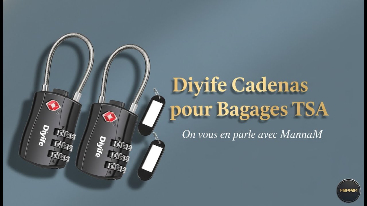 Diyife Cadenas pour Bagages TSA - Le Débrief avec MannaM