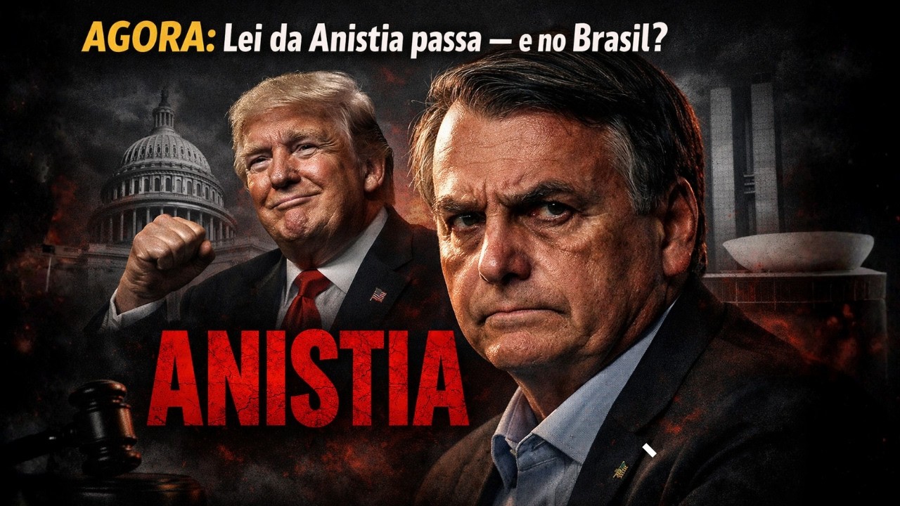 🚨 AGORA: Lei da Anistia passa — e no Brasil? foco trump e bolsonaro