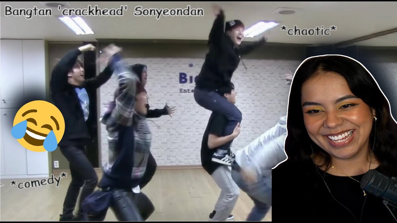 'bts together means full of crackness' reaction 😂