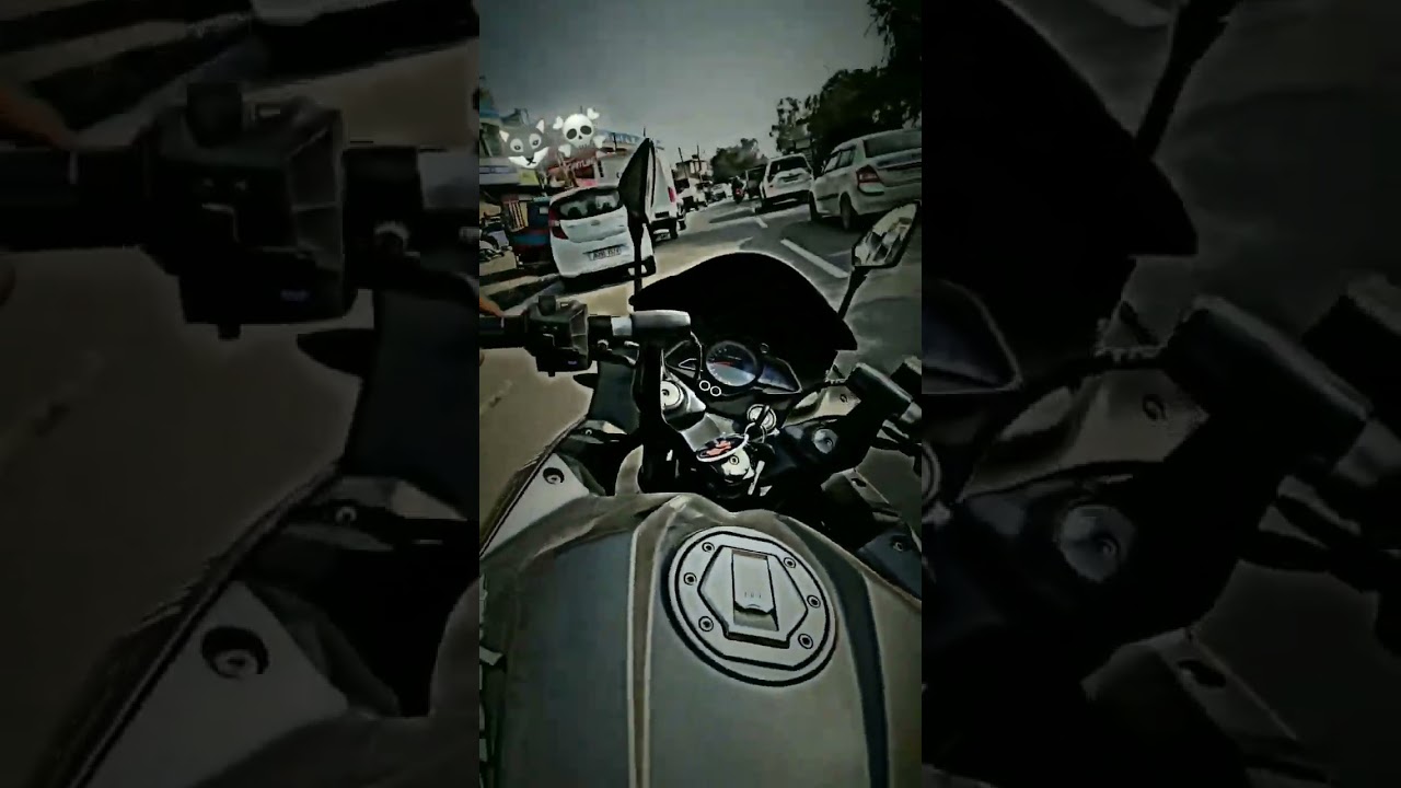 pulsar rs200 bike ride status #subscribe #modified #shorts  @theblackwolf1211