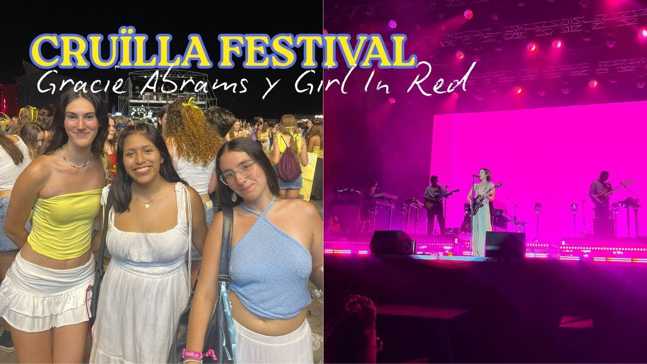 CRUÏLLA FESTIVAL/ Vemos a Gracie Abrams despues de casi dos años!💛