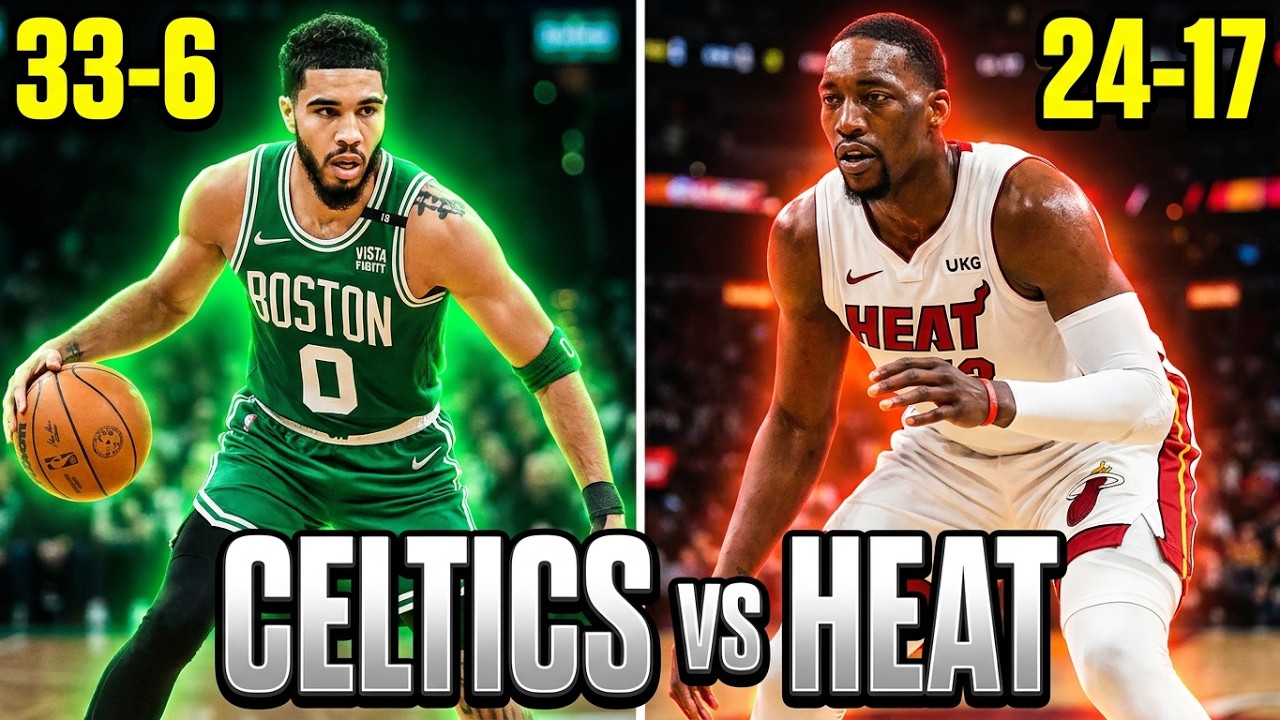 NBA 2k26 Franchise Boston Celtics 33-6 🆚 Miami Heat 24-17 regular season game!