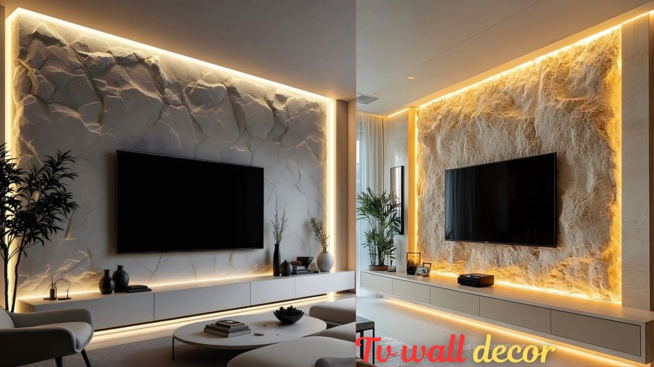 Luxury TV Wall Unit Design Ideas You Must See!😍  Modern wooden tv unit design with storage