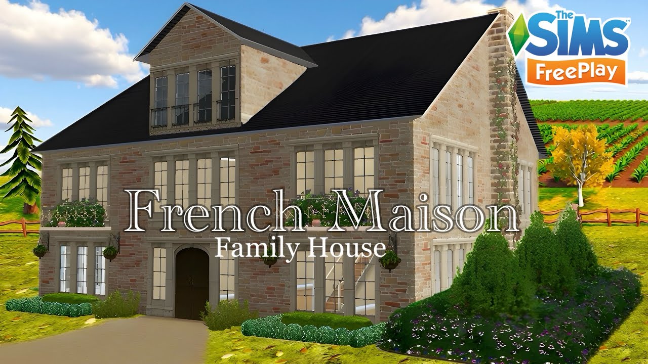 French Maison Small Family House | French Romance Live Event Inspired Build | Sims FreePlay 🇫🇷
