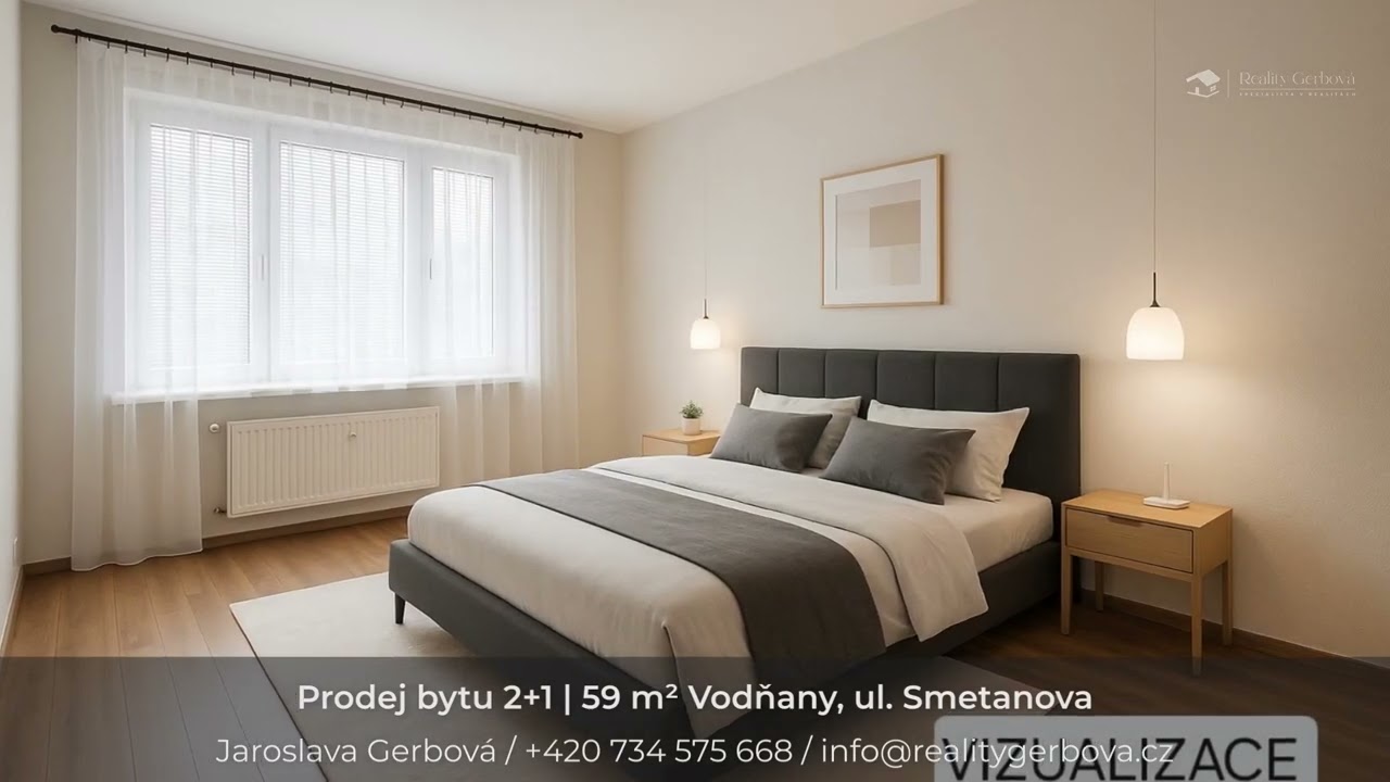 Prodej bytu 2+1 | 59 m²Vodňany, ul. Okružní – s kompletní občanskou vybaveností