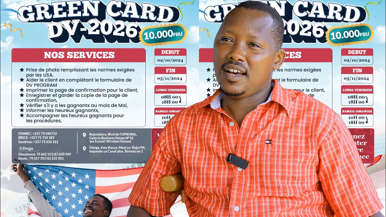 Umurundi wa mbere amaze gutwara abantu benshi muri AMERIKA biciye muri GREEN CARD//Uko tubikora