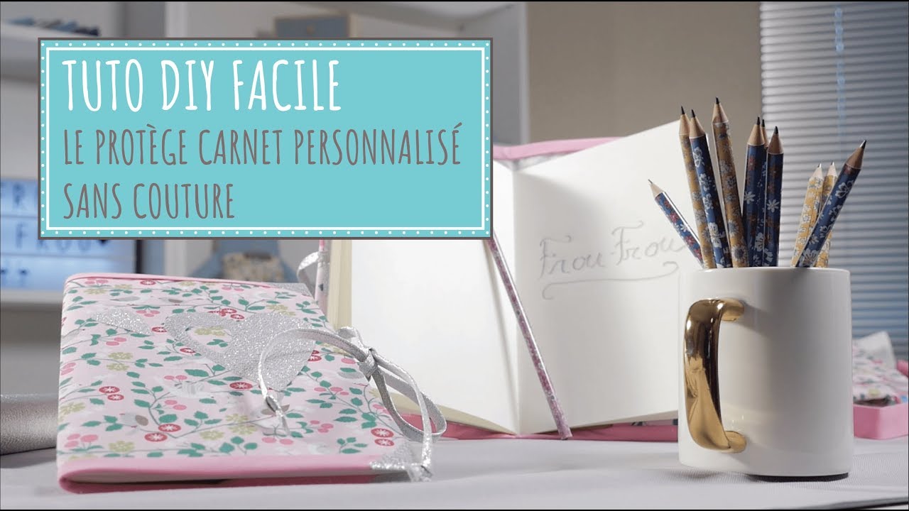 TUTO & KIT DIY FACILE : Protège carnet de santé personnalisé sans couture