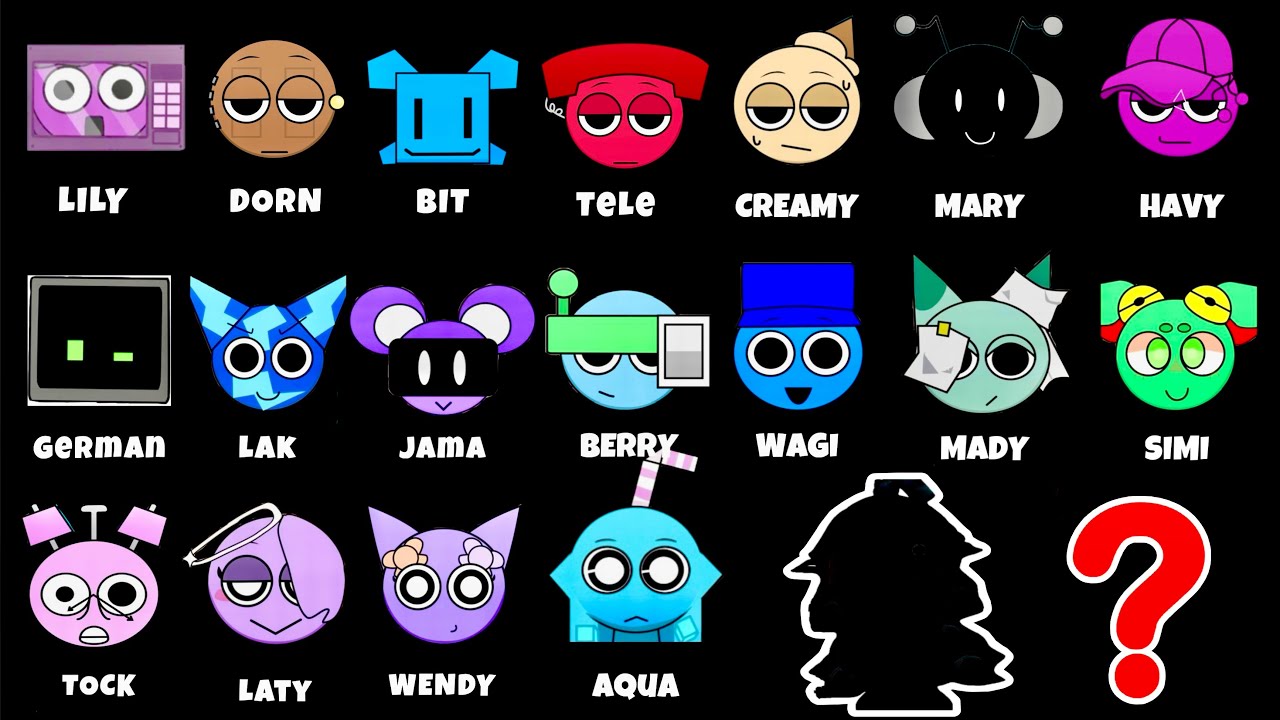 Каждый Incredibox Sprunki OC REAL за 8 минут