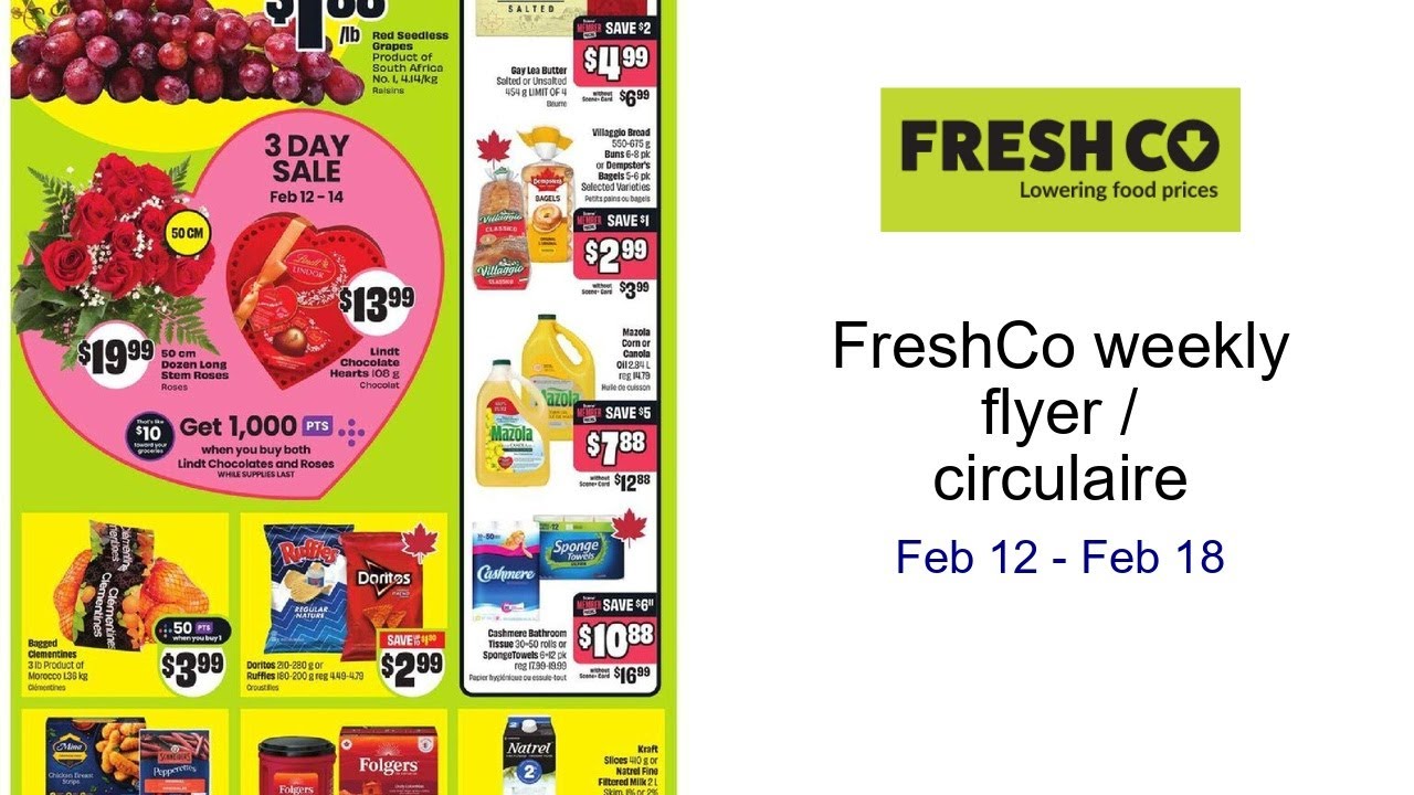 FreshCo weekly flyer / circulaire Feb 12 - Feb 18