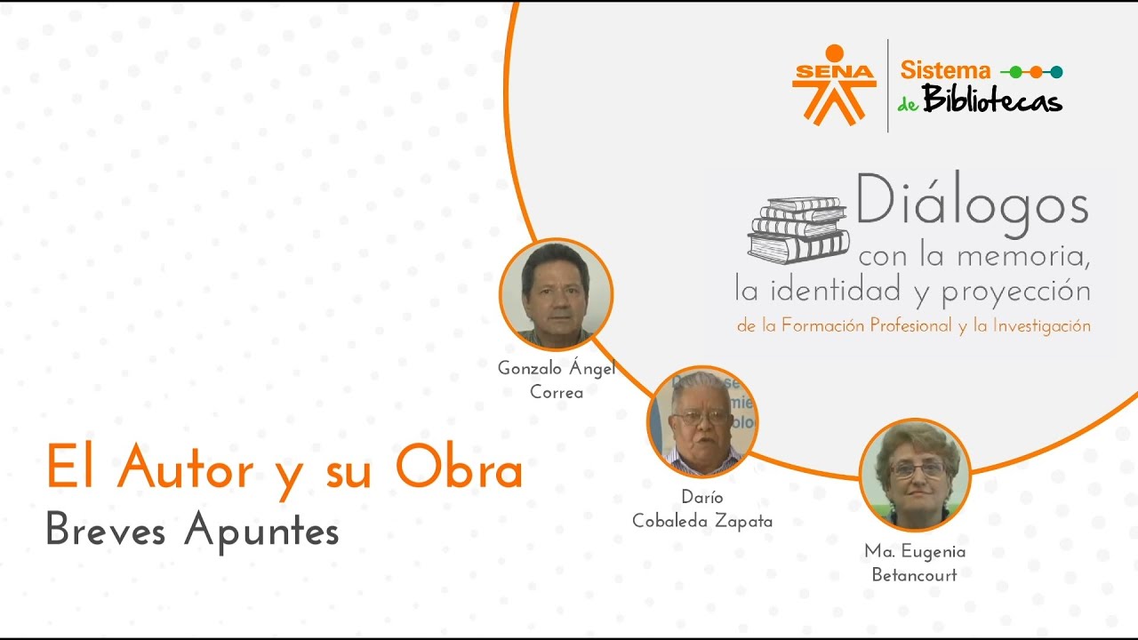 Instructores SENA. El autor y su obra. Breves apuntes