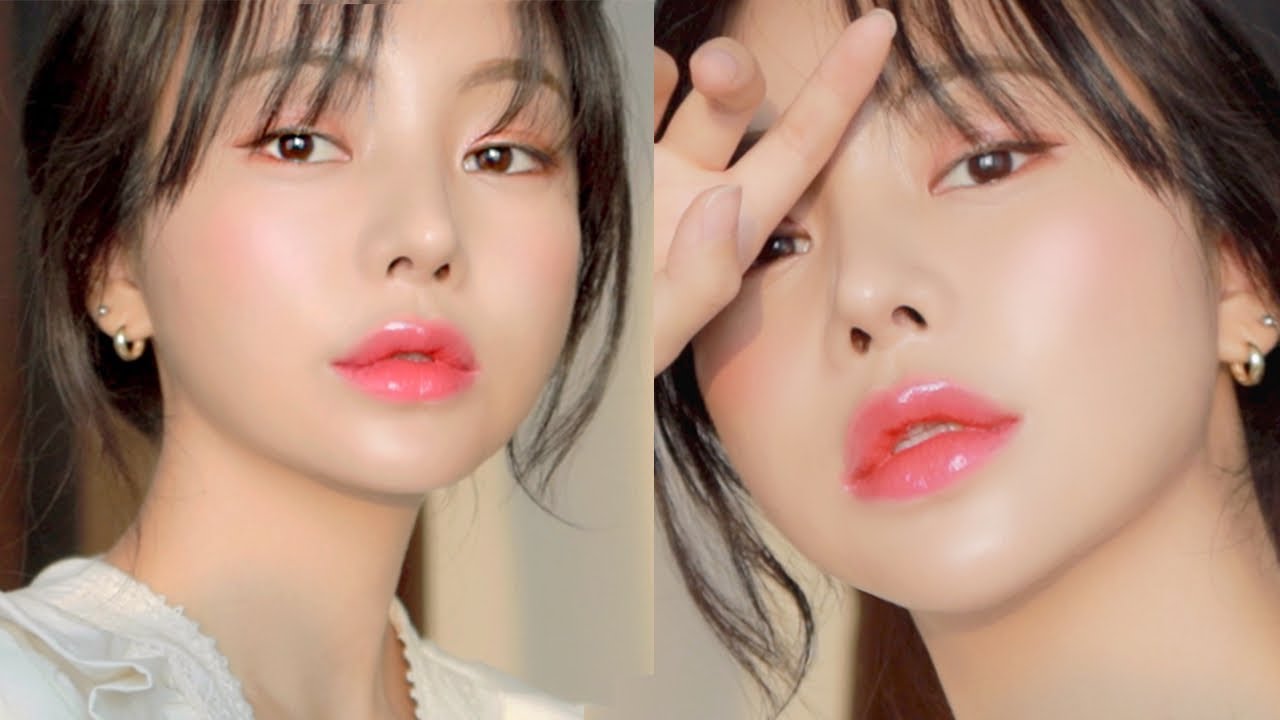 🌷봄을 위한 우아한 청초 메이크업🌷 (feat.중도포기&노렌즈) :: Natural Glow Makup
