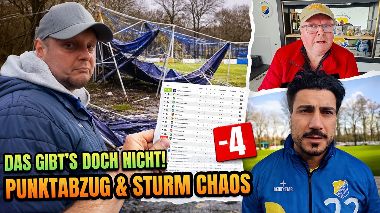 Punktabzug! Unwetter-Chaos & das sagen die Spieler zum Unentschieden!