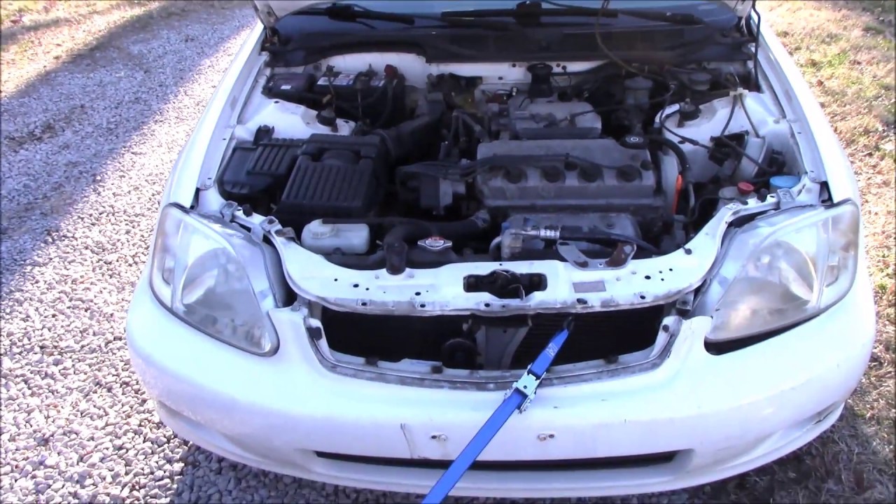 How to repair frame dent WITHOUT REMOVING THE BUMPER