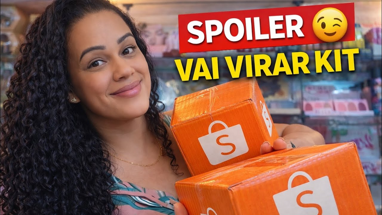 SPOILER 😏 CHEGOU TUDO DA SHOPEE | kits de Mães vindo aí!