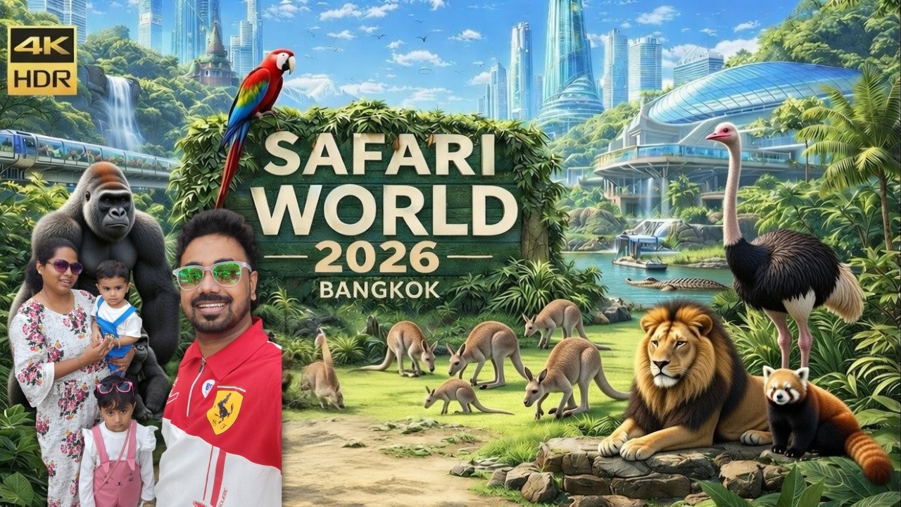Safari World Bangkok Full Tour 2026 | Ticket Price, Show Timings & Marine Park Guide | Day 2