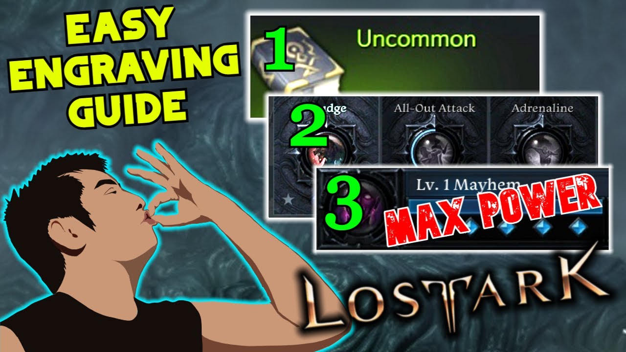 Engraving made easy as 1-2-3 [Fast Guide] | Lost Ark