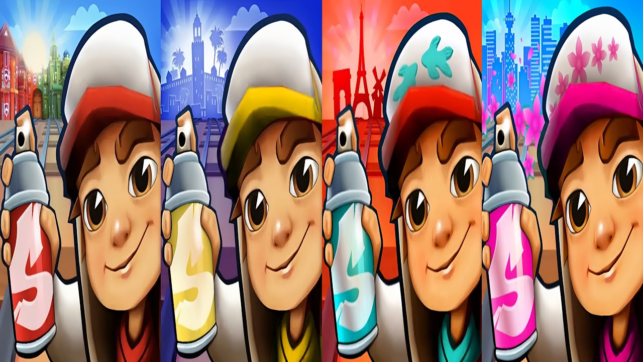 Subway Surfers : Oxford 2025 🆚 Marrakesh 2024 🆚 Vancouver 2022 🆚 Paris 2021 