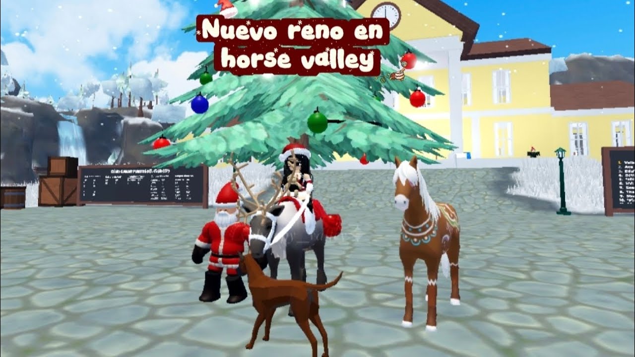 Tuto del nuevo reno en horse valley🦌🎁🎄