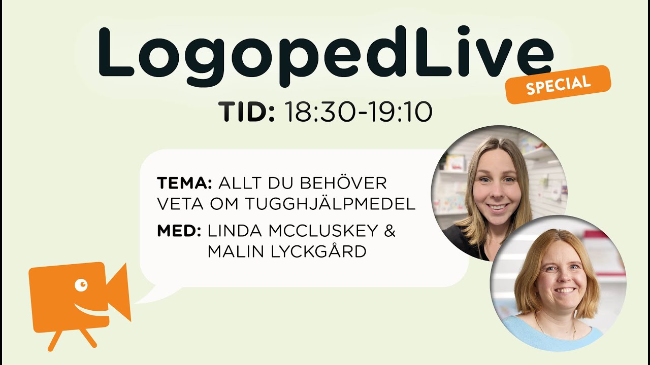 Allt du behöver veta om Tugghjälpmedel - LogopedLive 15 jan 2024