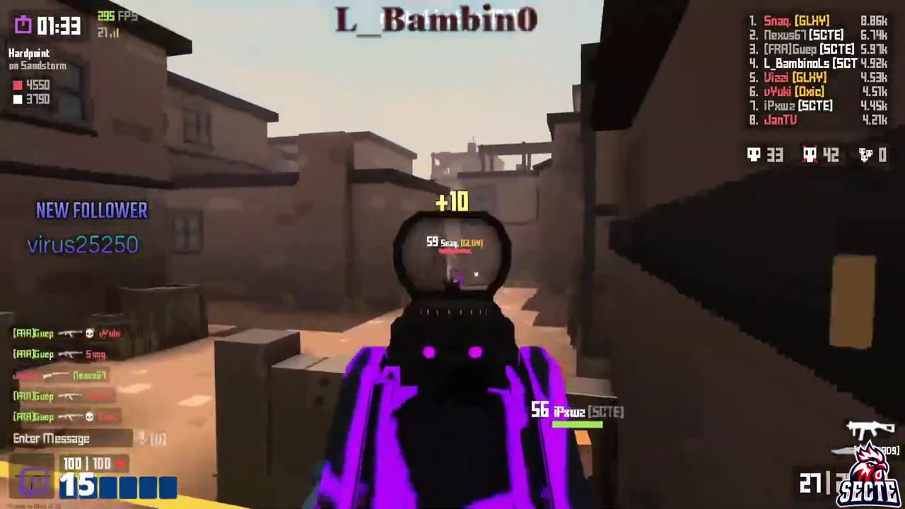 SCTE vs Proxy [1/3] Tournoi EU Krunker