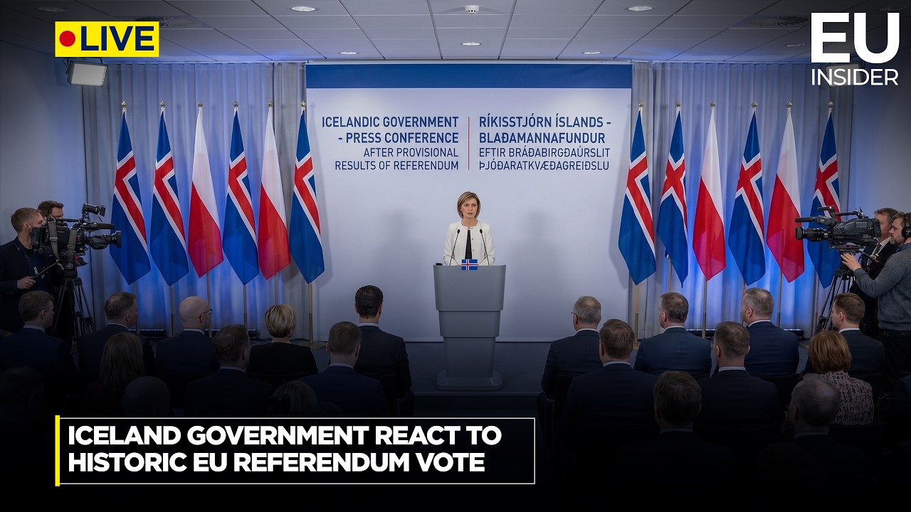 🔴LIVE : Watch Iceland Government React to Historic EU Referendum Vote | AC112