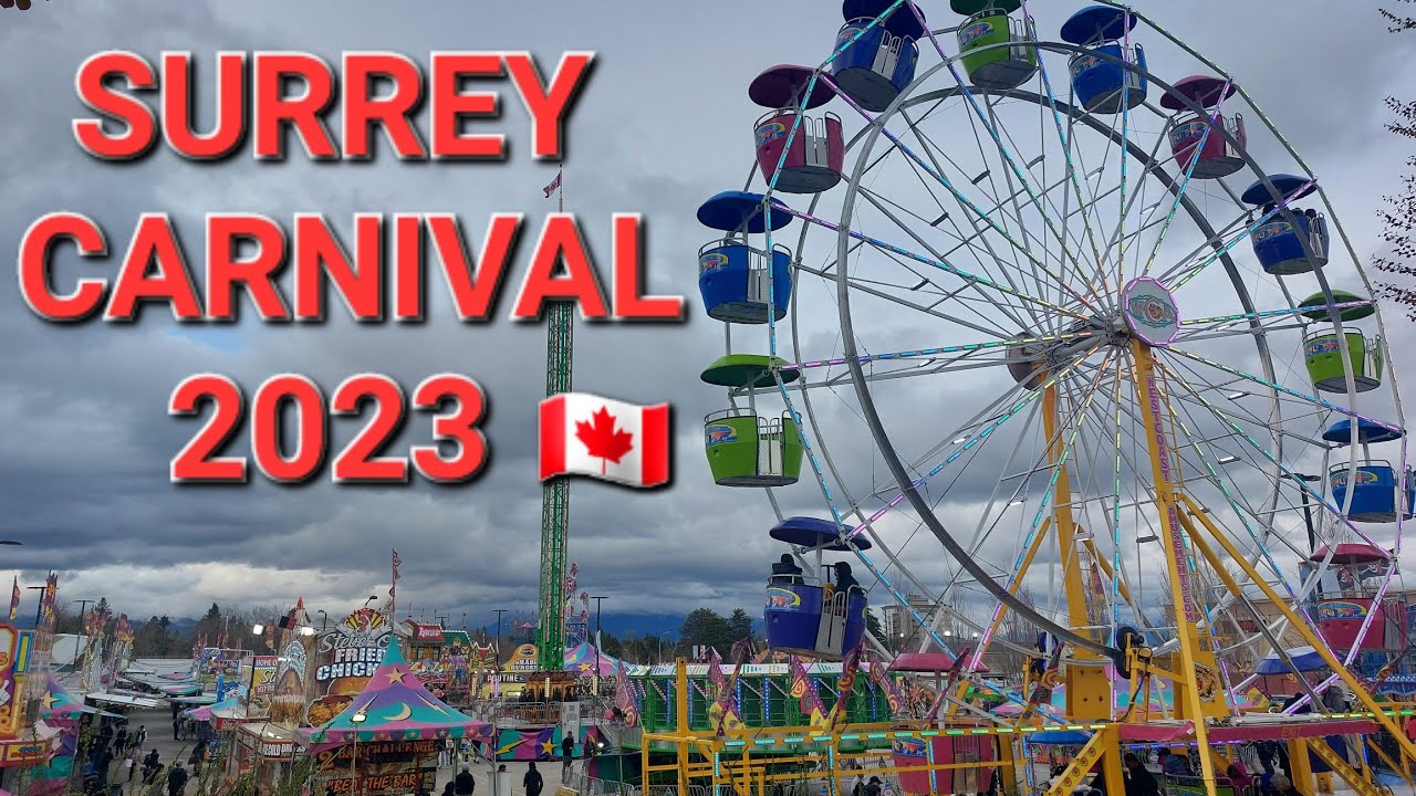 🇨🇦 Surrey Guildford Town Centre Spring Carnival 2023 | Surrey, BC Canada | Vancouver Vlog