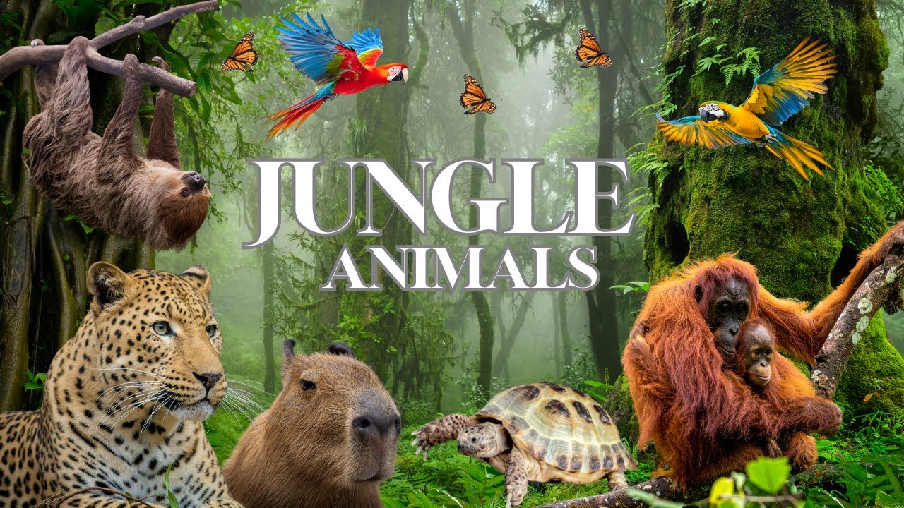 Animals of the Amazon Rainforest – Peaceful Wildlife Film with Calming Music