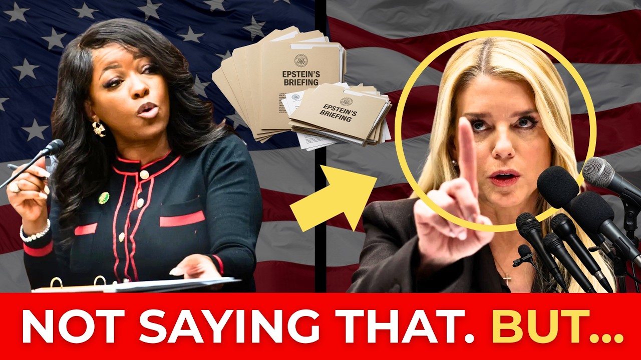 PAM BONDI CRUMBLES as Epstein Survivors Stand Behind Her | Crockett's Bombshell
