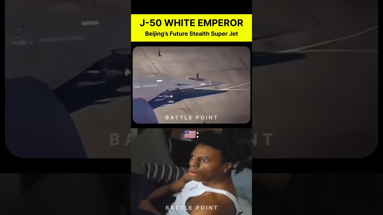 J-50 White Emperor &ndash; China&rsquo;s 6th Generation Stealth Fighter Jet ✈️🇨🇳 #shorts