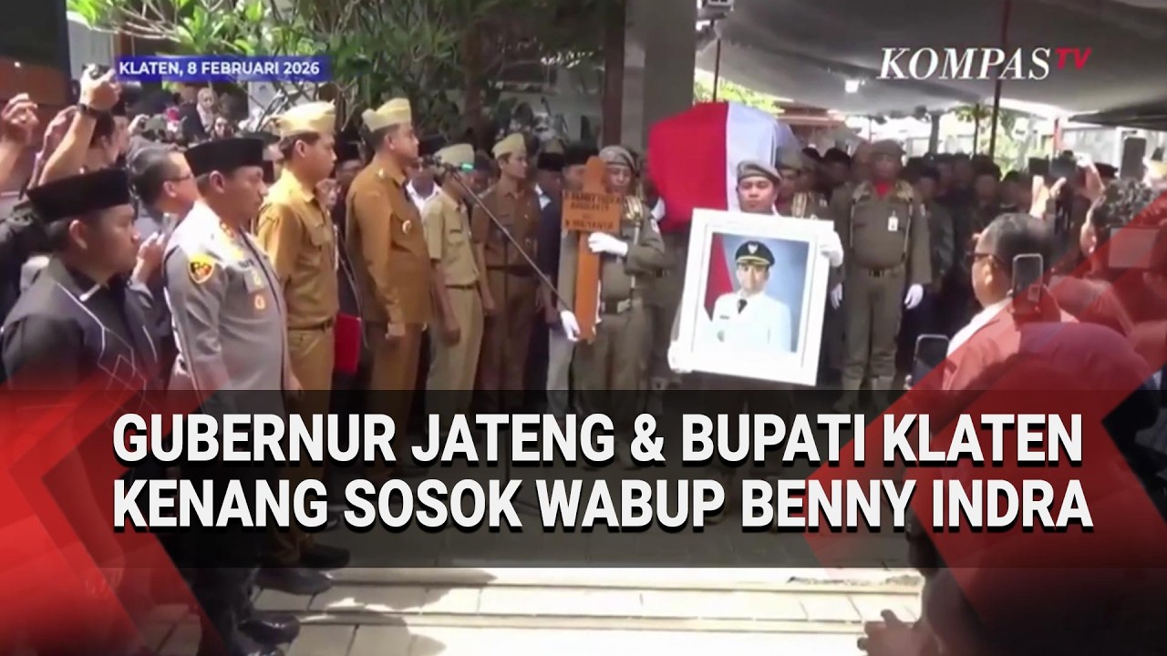 Gubernur Jateng & Bupati Klaten Kenang Sosok Wabup Benny Indra Ardhianto