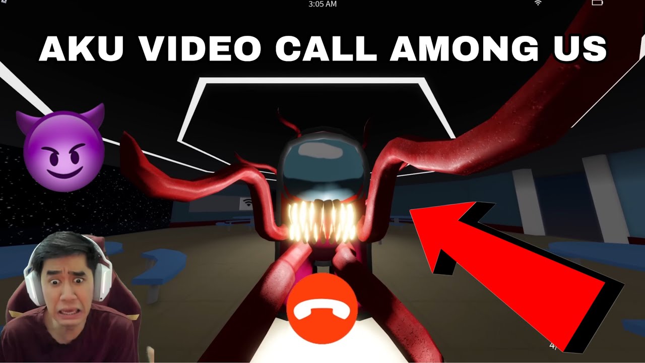 AKU VIDEO CALL AMONG US 👿 SERAM GILA 😱