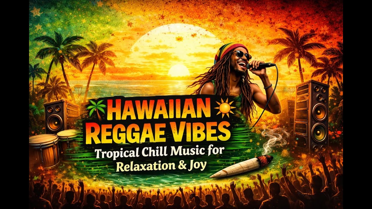 🌴 Hawaiian Reggae Mix Vibes – Tropical Chill Music for Relaxation & Joy 🌞