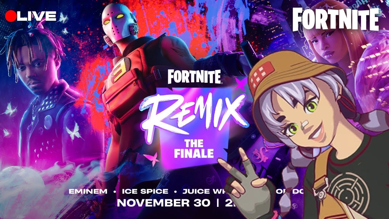 THE FINALE REMIX: Fortnite LIVE Event ft. @TheNuggetChef  (Epic Moments & Reactions!)