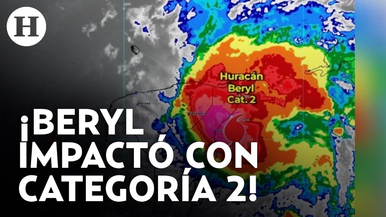 ¿Dejó graves daños? Así fue el fuerte impacto del huracán Beryl en Tulum