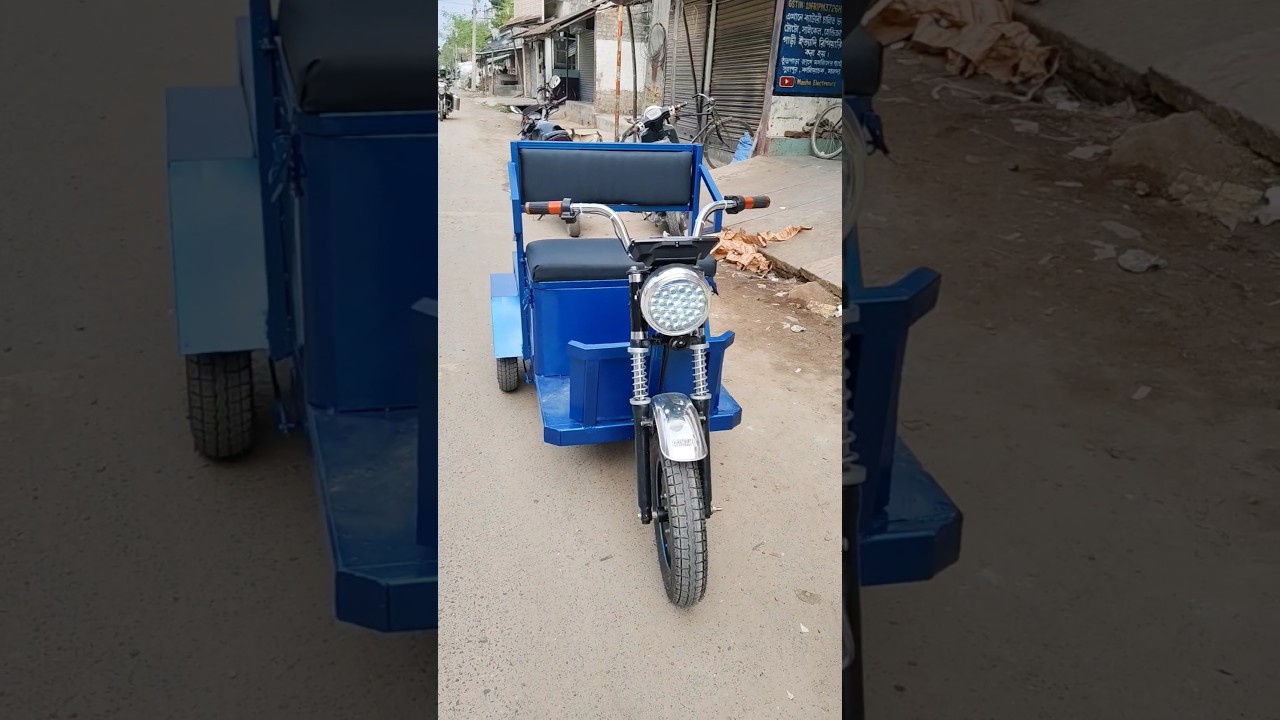Desi Jugaad Se Banaya Powerful ElectricRickshaw! 🚀 I Self-Made EV