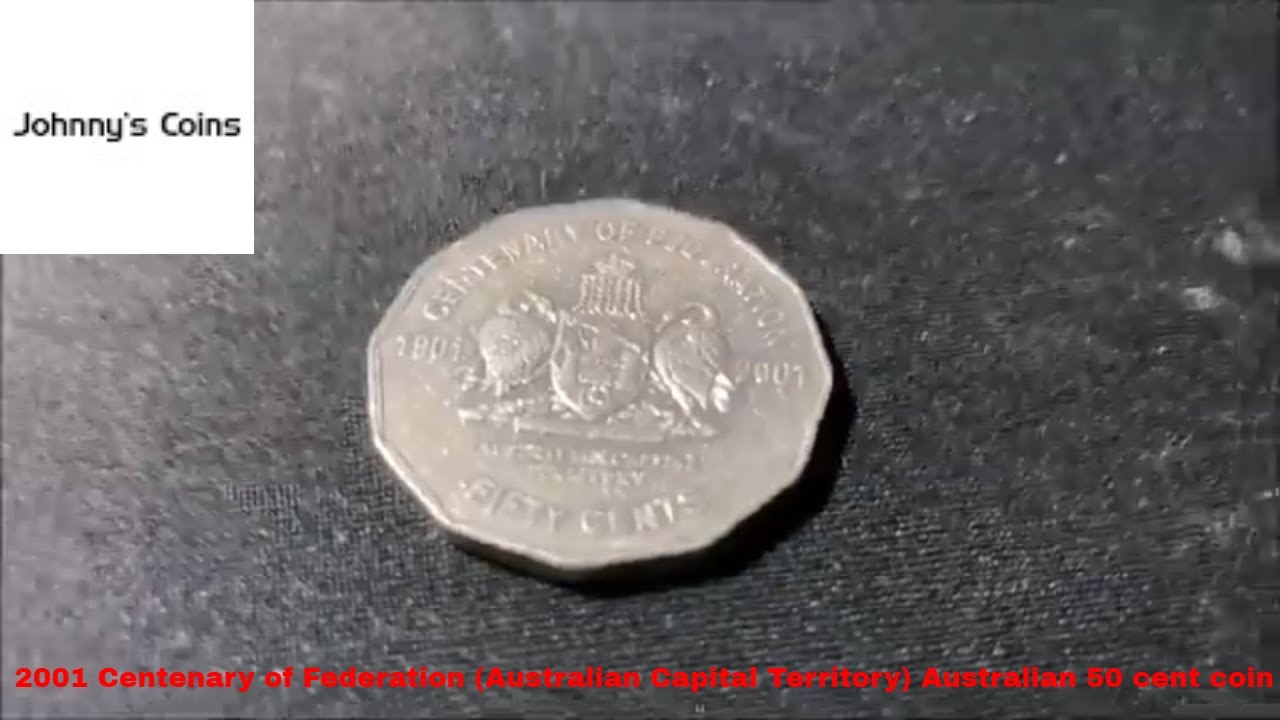 2001 Centenary of Federation (Australian Capital Territory) Australian 50 cent coin