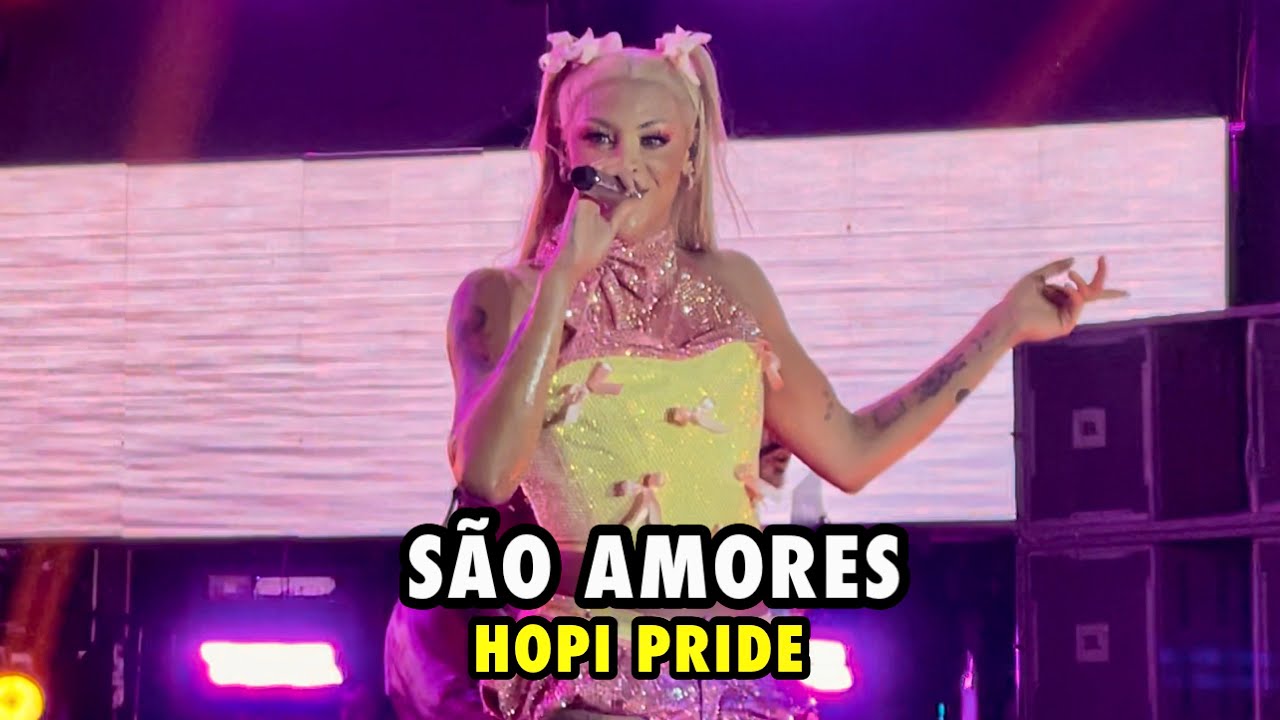 SÃO AMORES - PABLLO VITTAR AO VIVO NO HOPI PRIDE EM SÃO PAULO (20/04/2024)