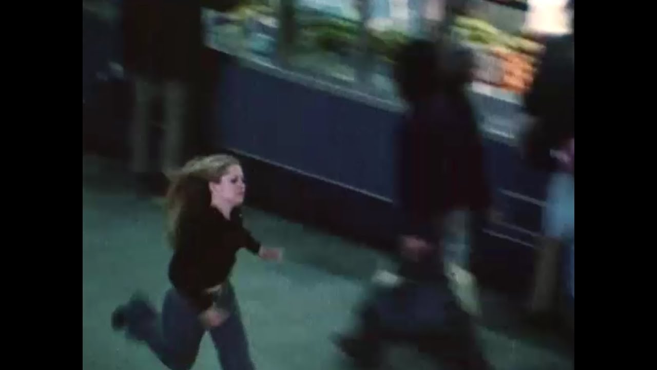 Noni Hazelhurst at Spencer St Train Station in 1974