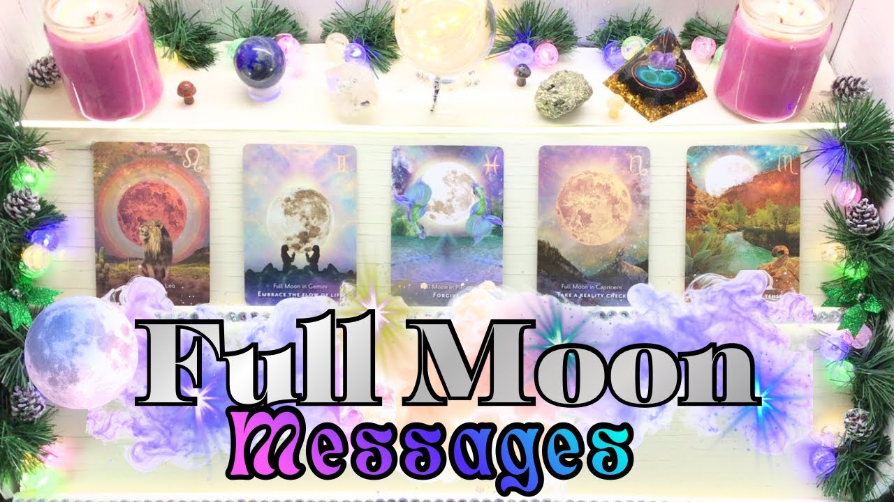 Pick a Card 🔮 Tarot 🔮 Full Moon Messages