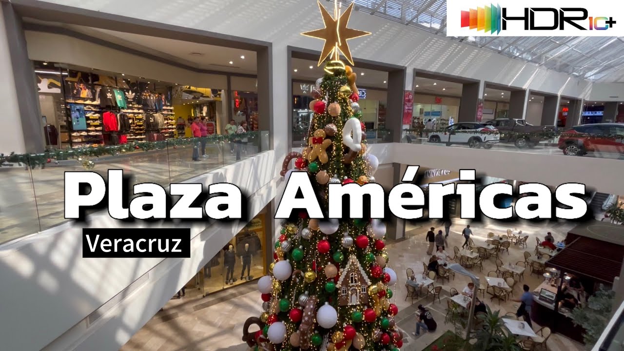 Así quedó PLAZA AMÉRICAS Veracruz por Navidad // tour por centro comercial